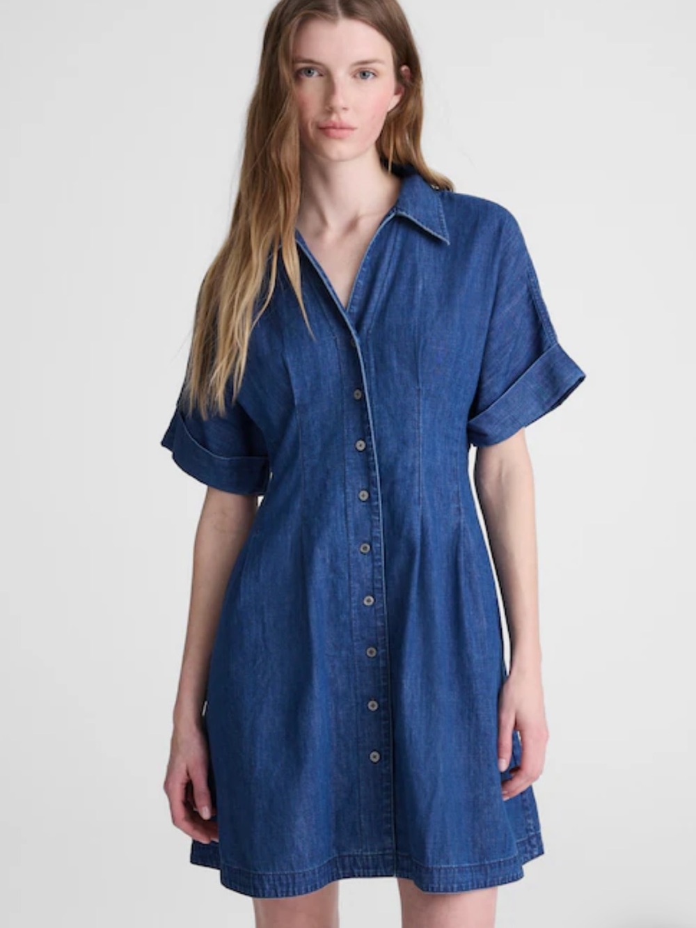 The Perry Denim Shirtdress